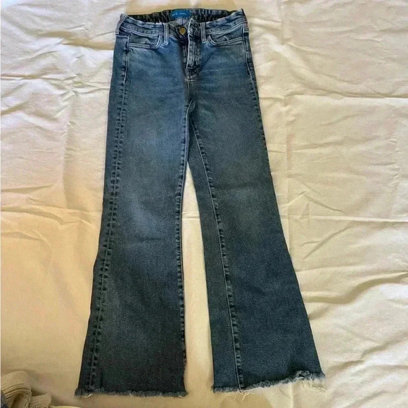 Mih high rise cropped bootcut denim jeans size 25 - Picture 1 of 5